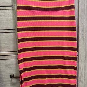 Aerie Vibrant Striped Pencil Skirt